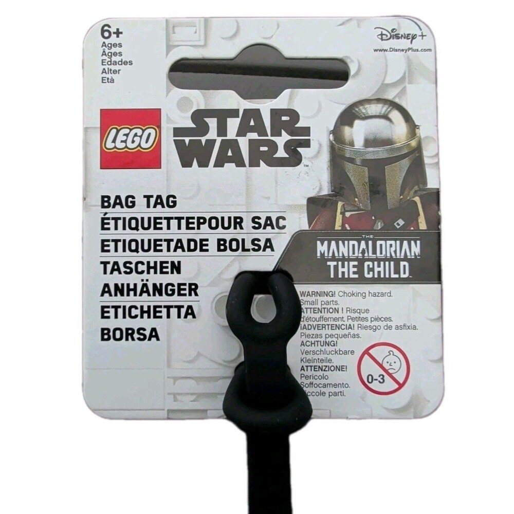 LEGO Star Wars Grogu Baby Yoda Silicone Bag Tag #52961 Mandalorian New With Tag - Picture 2 of 6